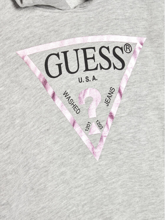 Guess Guess Суитшърт J83Q14 KAUG0 Сив Regular Fit