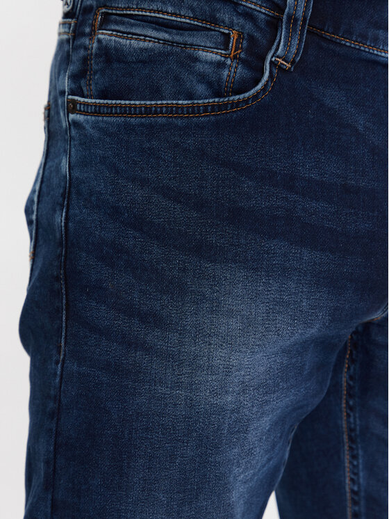 Mustang Mustang Jeansy Oregon 1006064 Niebieski Slim Tapered Fit