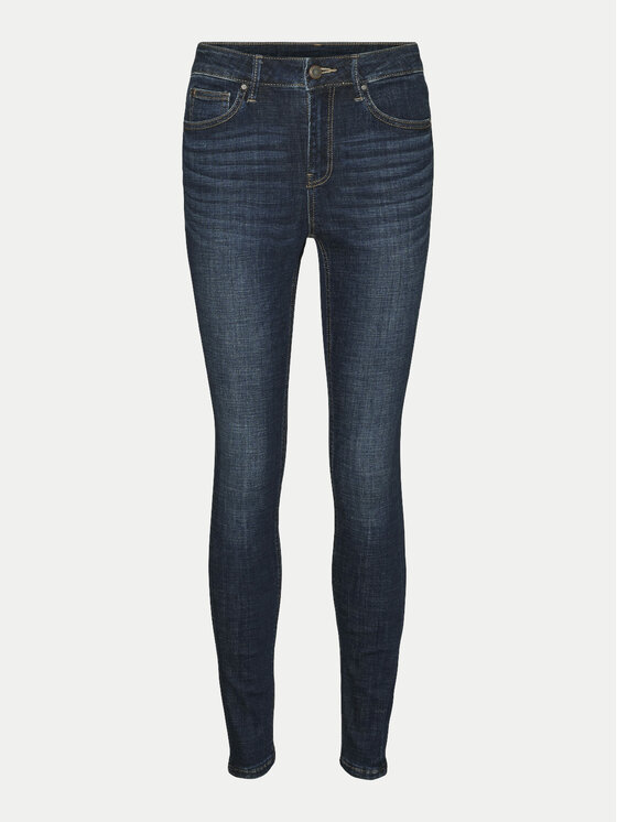 Vero Moda Vero Moda Jeans hlače Flash 10310822 Mornarsko modra Skinny Fit