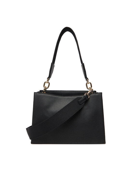 Tommy Hilfiger Tommy Hilfiger Kabelka Th Her Med Satchel AW0AW17722 Černá