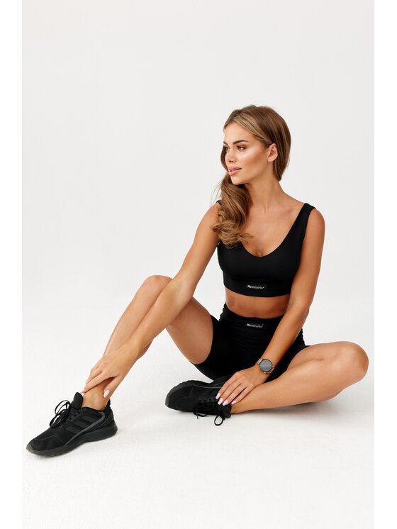 ROUGH RADICAL ROUGH RADICAL Biustonosz sportowy SPORTS BRA HARMONY Czarny