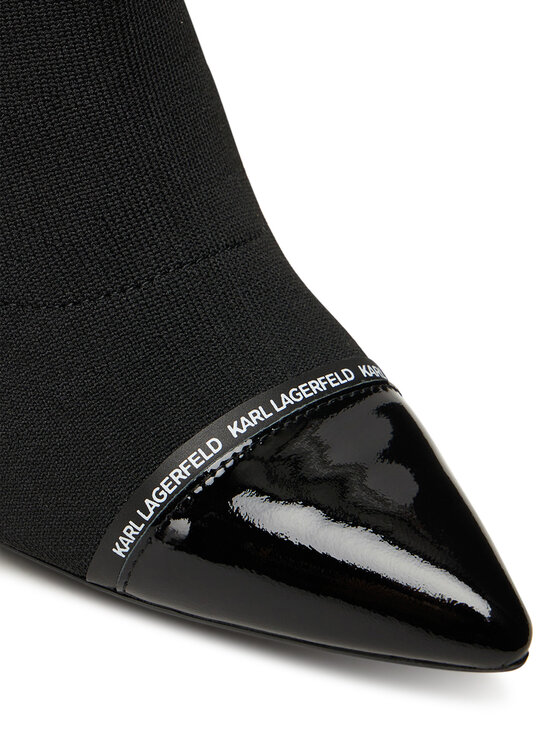 KARL LAGERFELD KARL LAGERFELD Bokacsizma Pandara KL31357 Fekete