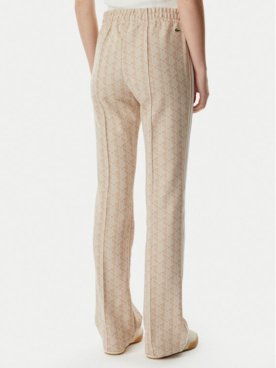 Lacoste Lacoste Spodnji del trenirke XF9313 Svetlo bež Regular Fit