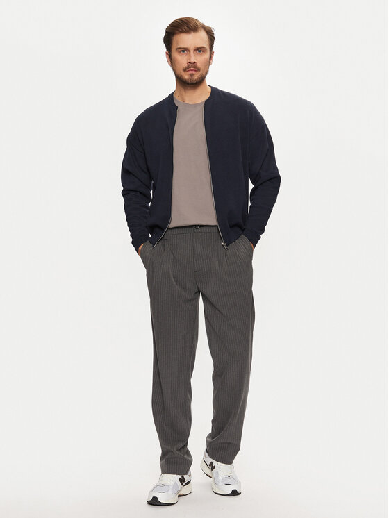 Jack&Jones Jack&Jones Mikina Calvin 12269128 Tmavomodrá Relaxed Fit