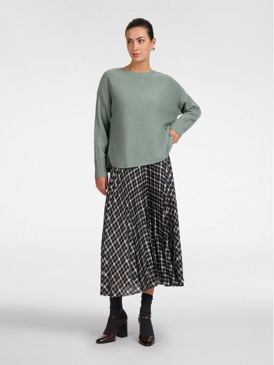 Elena Mirò Elena Mirò Sweter M014Z000774N0A5 Zielony jasny Regular Fit