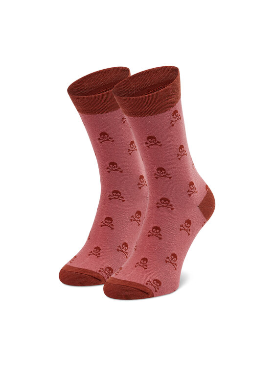 Șosete Lungi pentru Bărbați Dots Socks SX-413-R Roz