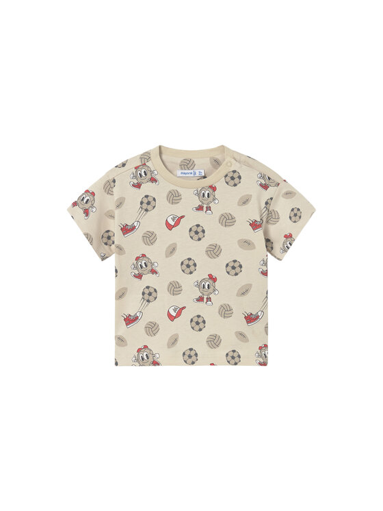 Mayoral Mayoral Σετ 2 t-shirts και παντελόνι 1669 Έγχρωμο Regular Fit