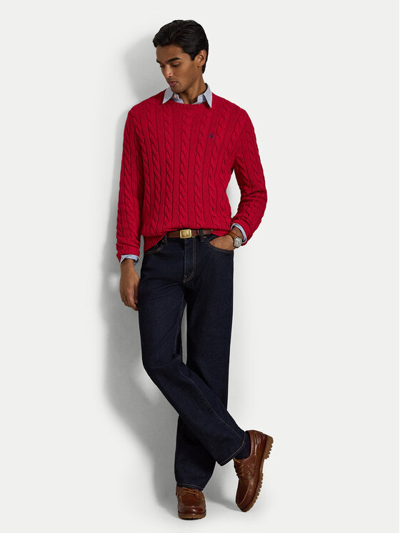 Polo Ralph Lauren Polo Ralph Lauren Svetr 710775885023 Červená Regular Fit