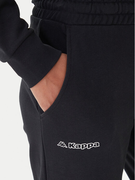 Kappa Kappa Jogginghose Festa 331M34W Schwarz Regular Fit