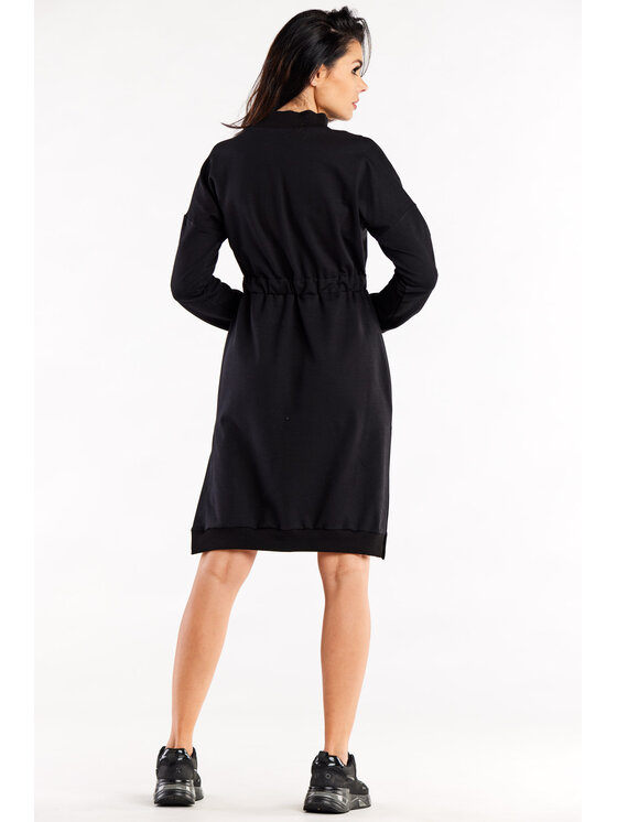 Infinite You Infinite You Úpletové šaty M322 Černá Basic Fit