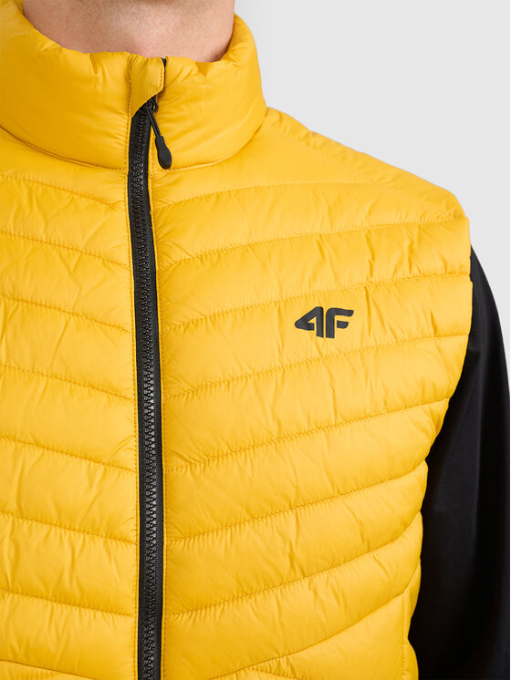 4F 4F Kamizelka 4FWAW26TVJAM375-71S Żółty Active Fit