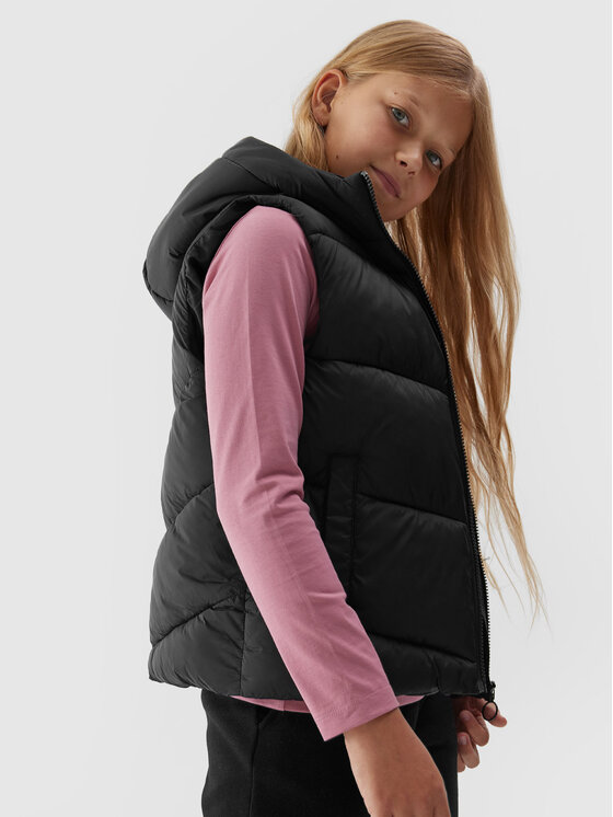 4F 4F Liemenė 4FJAW23TVJAF045 Juoda Regular Fit