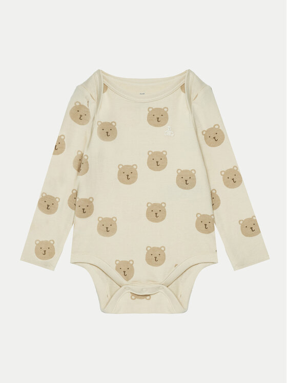 Gap Gap Комплект дитячих боді 600961-02 Бежевий
