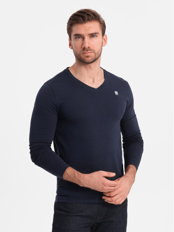 Ombre Ombre Sada 2 ks longsleeves Z87 Bílá Regular Fit