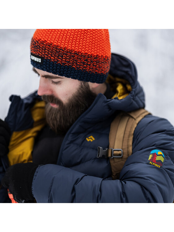 Alpinus Alpinus Kurtka puchowa Monviso Granatowy Regular Fit