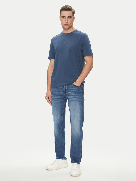 BOSS BOSS Blugi Troy Bo 50544652 Albastru Straight Fit