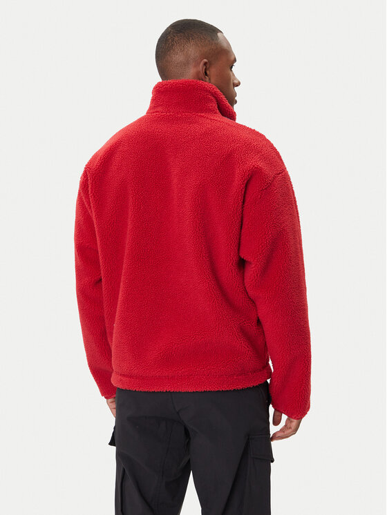 Napapijri Napapijri Fleecejacke NP0A88TC Rot Regular Fit