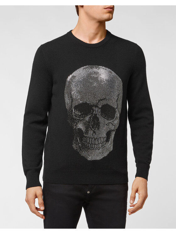 PHILIPP PLEIN PHILIPP PLEIN Longsleeve 1637 Nero Regular Fit