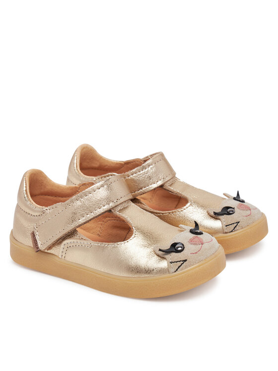 Mrugała Mrugała Halbschuhe Tola 2280/5-22 Goldfarben
