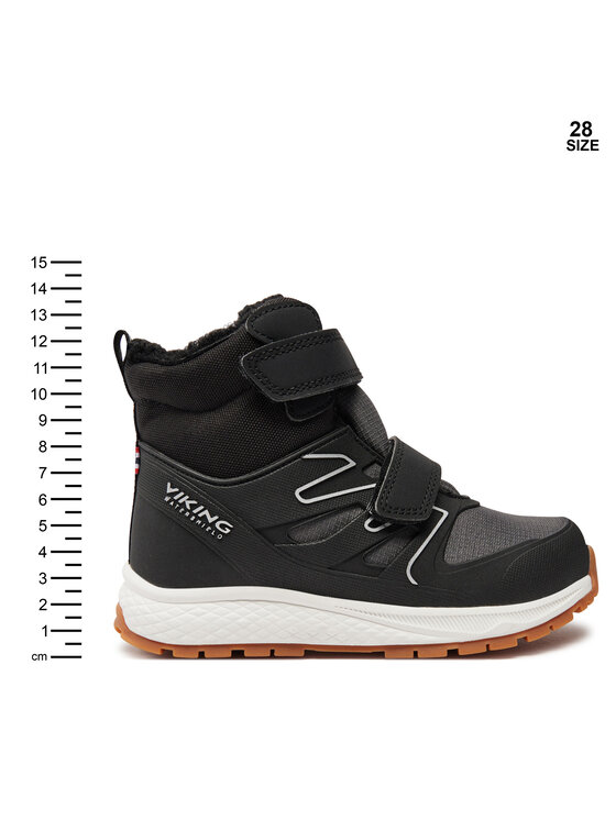 Viking Viking Čizme za snijeg Equip Defence Warm Wp 2V 3-94400-277 Crna