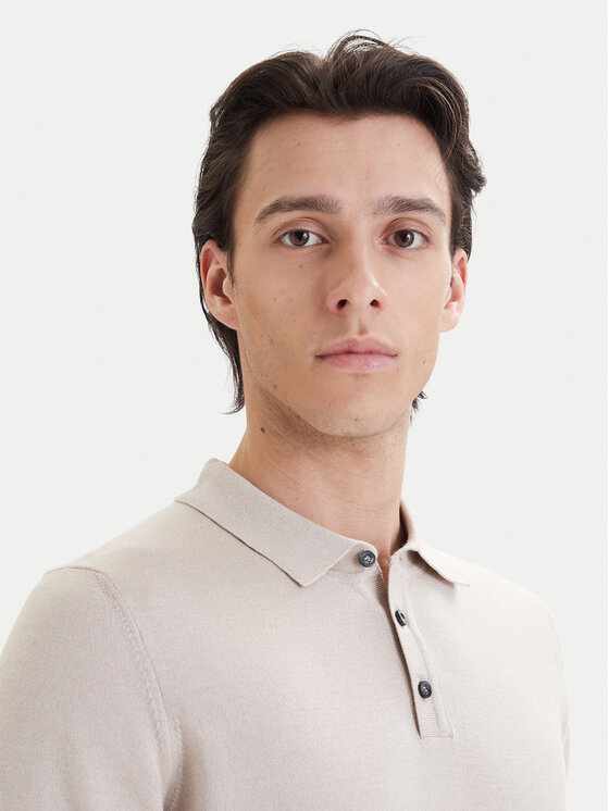 Bugatti Bugatti Poloshirt 7100-75522C Beige Regular Fit