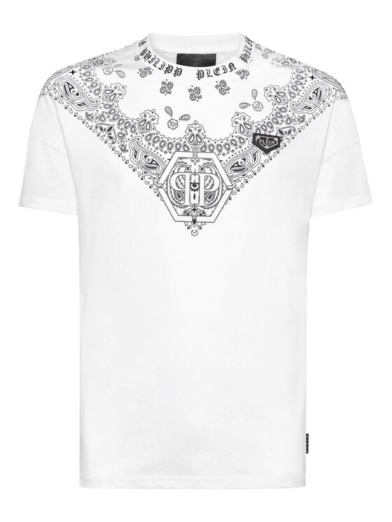 PHILIPP PLEIN PHILIPP PLEIN T-shirt 22833 Bianco Regular Fit