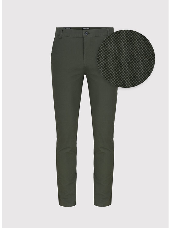 Pako Lorente Pako Lorente Spodnie materiałowe P24SF-WX-001 Zielony Slim Fit