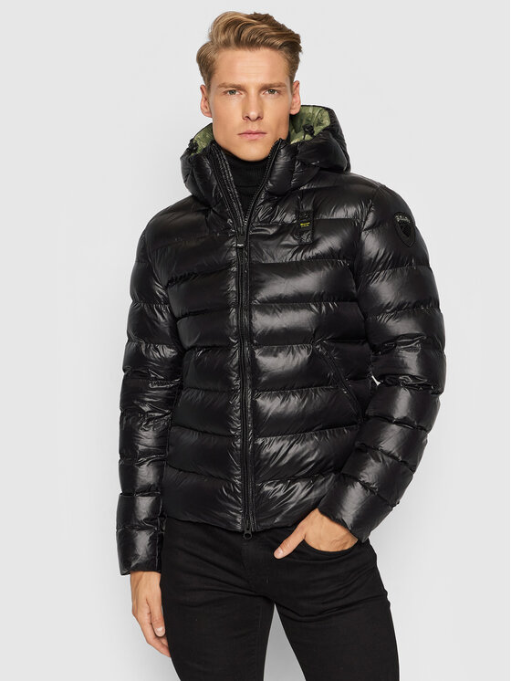 Blauer Blauer Winterjacke 21WBLUC02079 Schwarz Regular Fit