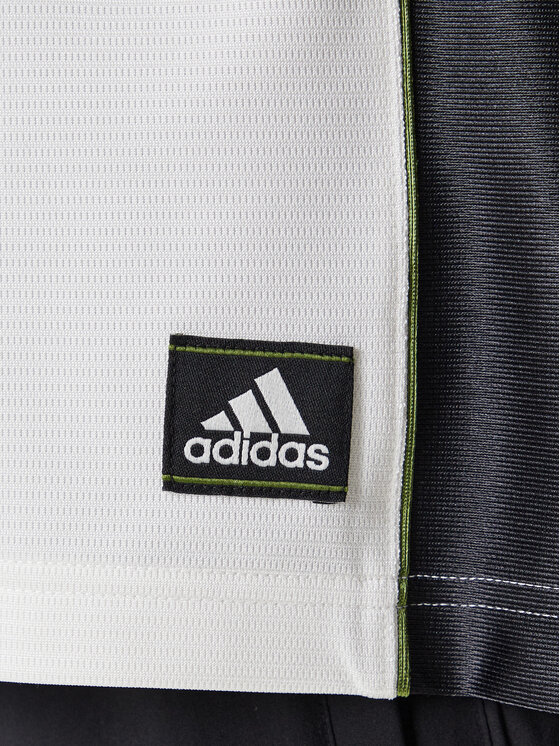 adidas adidas Tricou Football JY2762 Alb Oversize
