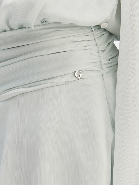 Guess Guess Koktejlové šaty W6GK46 W1931 Zelená Regular Fit