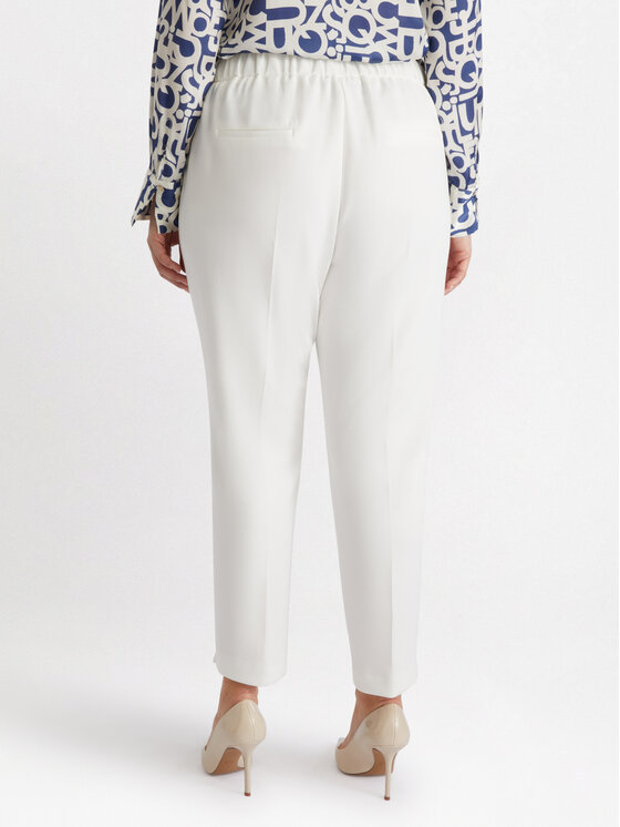 Fiorella Rubino Fiorella Rubino Pantaloni di tessuto P180L002203N011 Bianco Regular Fit