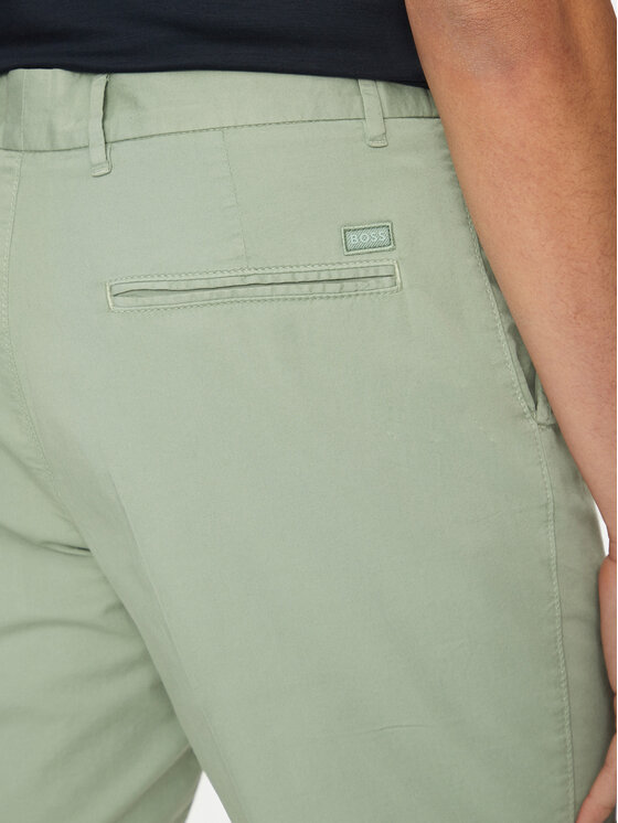 BOSS BOSS Bavlnené šortky H-Slice 50540743 Zelená Regular Fit