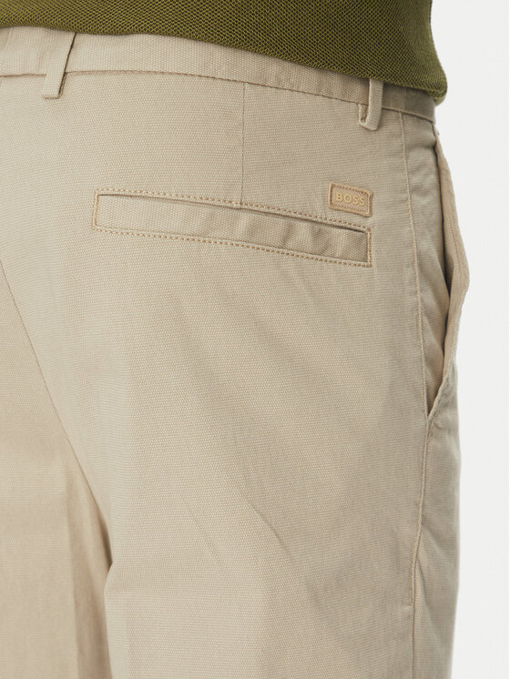 BOSS BOSS Auduma bikses H-Kane 50540906 Bēšs Regular Fit