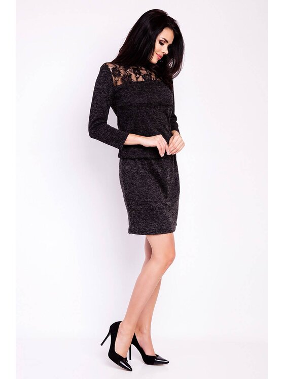 Infinite You Infinite You Vestito da giorno M120 Grigio Basic Fit