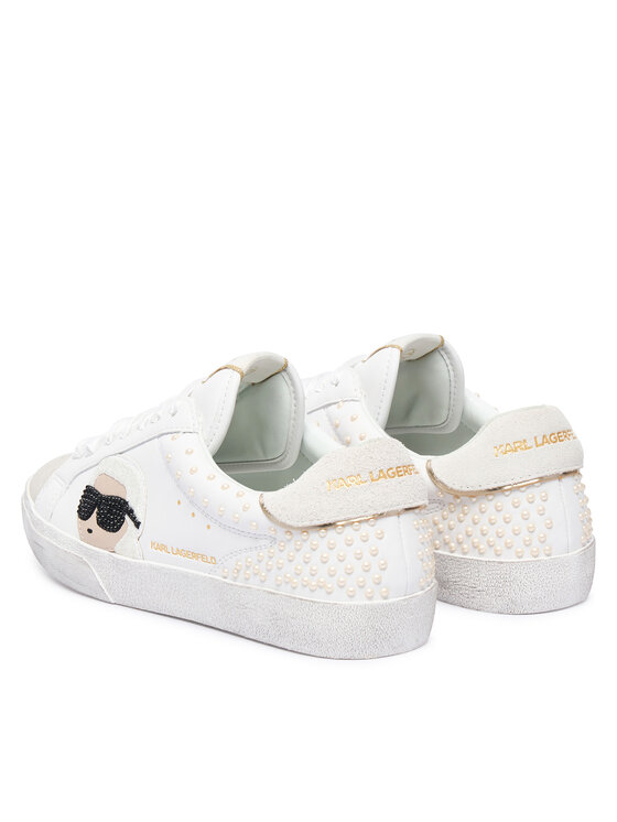 KARL LAGERFELD KARL LAGERFELD Laisvalaikio batai KL60130N Balta