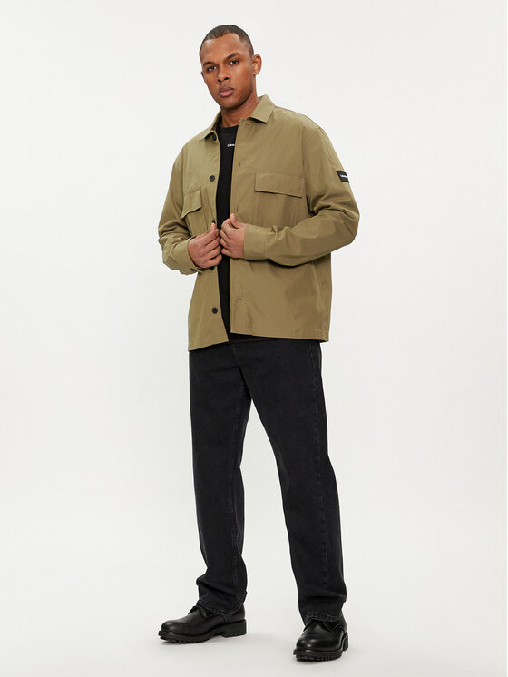 Calvin Klein Calvin Klein Koszula K10K109920 Zielony Regular Fit
