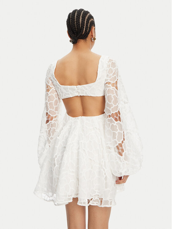 BARDOT BARDOT Koktel haljina 59858DB1 Bijela Regular Fit