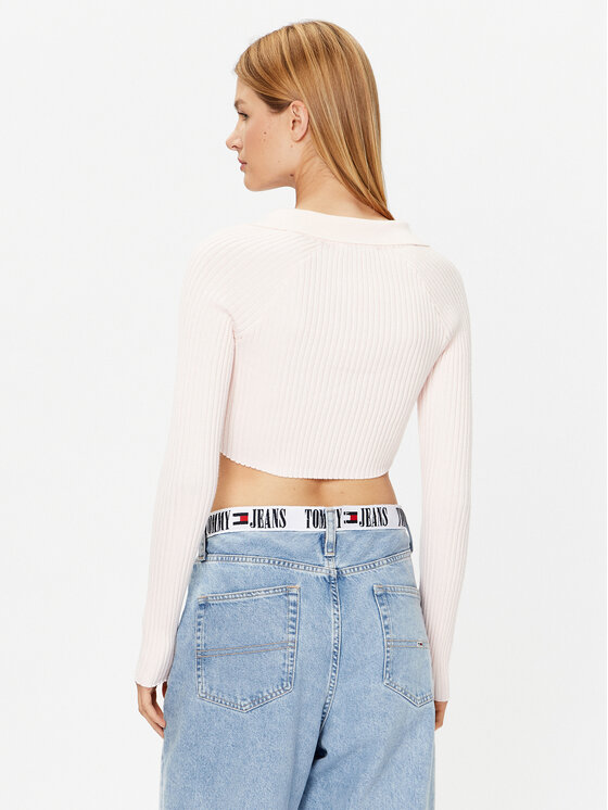 Tommy Jeans Tommy Jeans Megztinis DW0DW14950 Rožinė Slim Fit