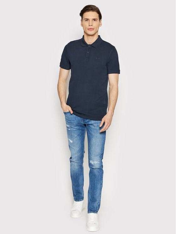Polo Prime 50468576 Blu scuro Slim Fit