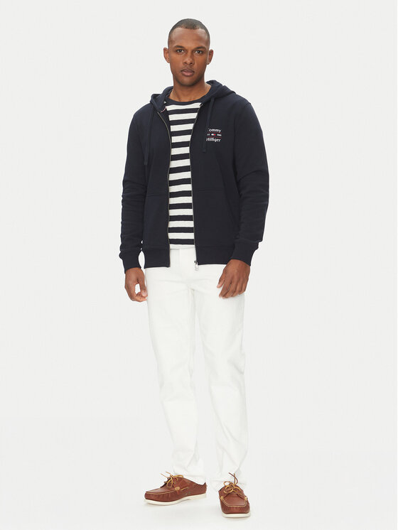 Tommy Hilfiger Tommy Hilfiger Pulóver MW0MW39250 Sötétkék Regular Fit