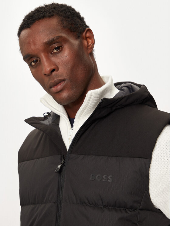 BOSS BOSS Sportinė liemenė V_Hamar 2 50522646 Juoda Regular Fit