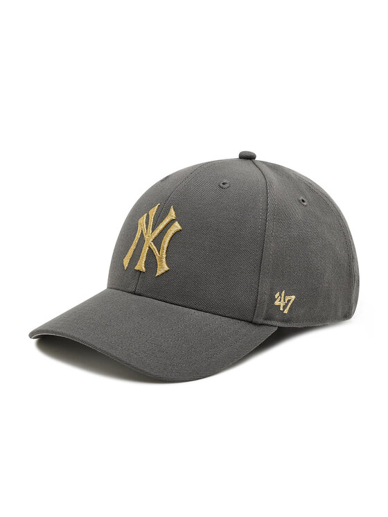 47 Brand Czapka z daszkiem New York Yankees Metallic Snap B-MTLCS17WBP-CC Szary