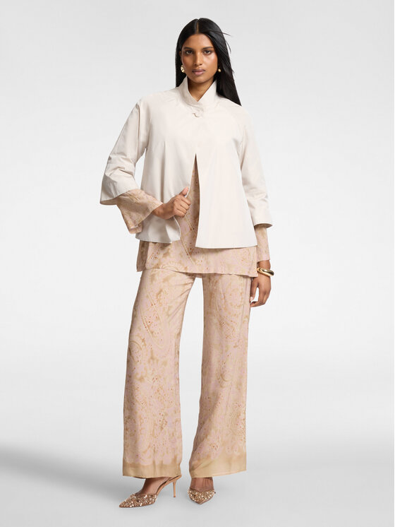 Elena Mirò Elena Mirò Giacca da abito R014P000147N002 Crema Regular Fit