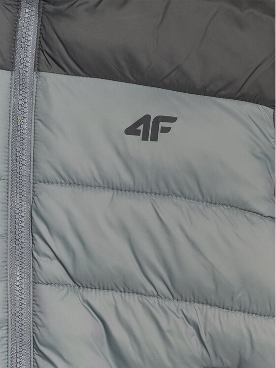 4F 4F Giubbotto piumino 4FJRAW25TDJAM0770-25S Grigio Regular Fit
