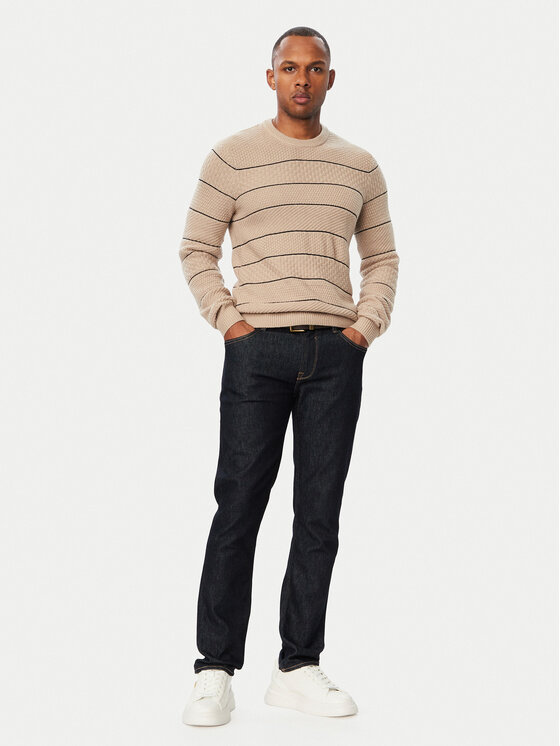 Guess Guess Teksad M6BAS2 D2042 Tumesinine Slim Tapered Fit