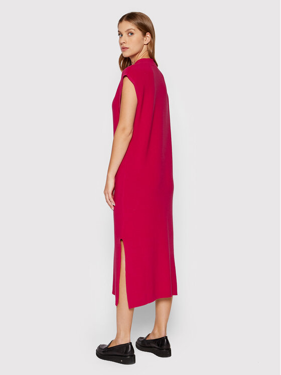 United Colors Of Benetton United Colors Of Benetton Rochie tricotată 1098DV005 Roz Regular Fit