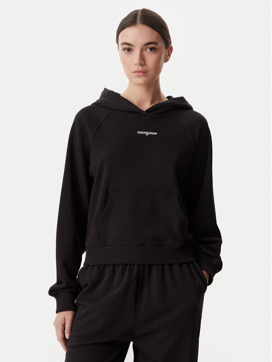Tommy Jeans Hanorac DW0DW22825 Negru Regular Fit