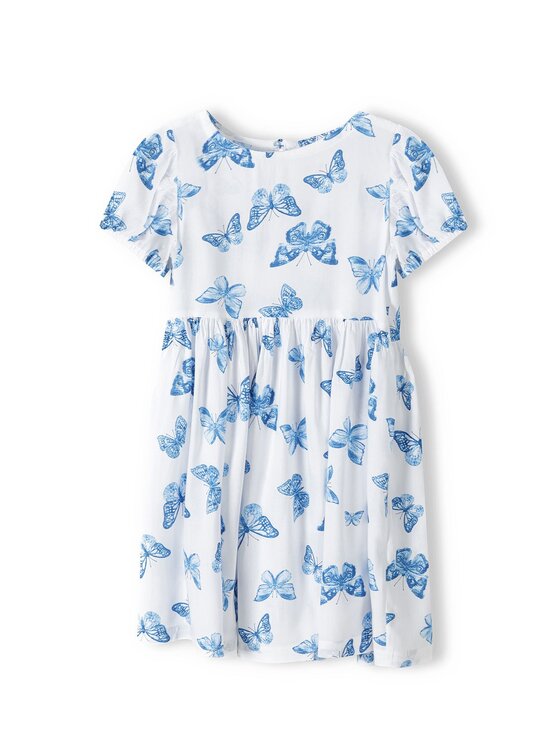 minoti minoti Sukienka letnia 14dress 40 Biały Regular Fit