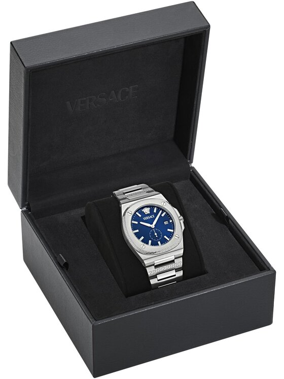 Versace Versace Zegarek VE0V00225 Srebrny