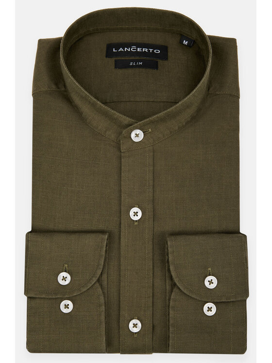 Lancerto Lancerto Koszula Edith KO000108555993 Zielony Slim Fit